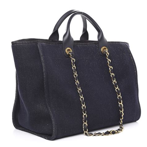 chanel canvas deauville tote|chanel lurex canvas medium deauville.